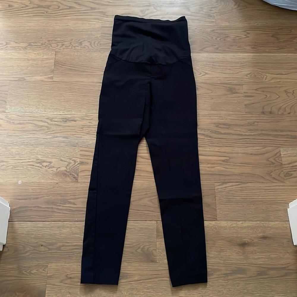 Motherhood maternity size s black work pants